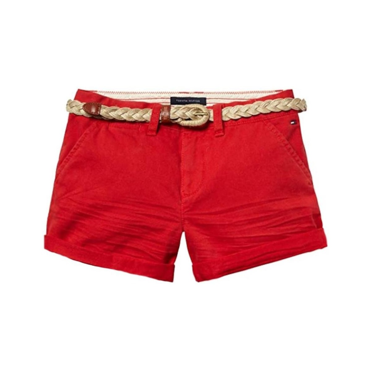 Kleidung Mädchen Shorts / Bermudas Tommy Hilfiger  Rot