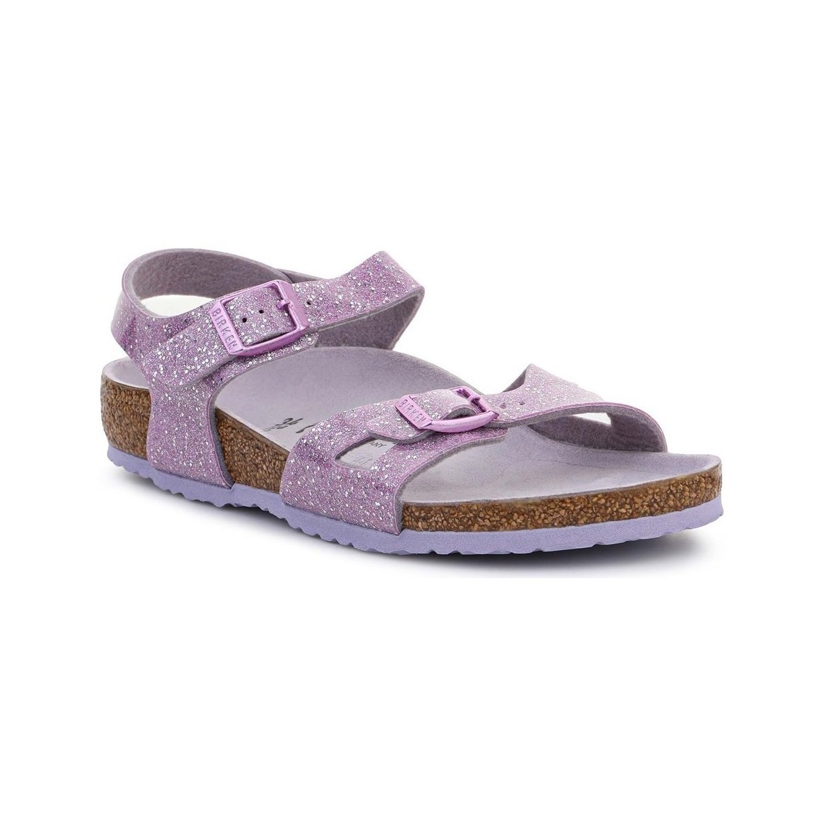 Schuhe Kinder Sandalen / Sandaletten Birkenstock Rio Kids Rosa