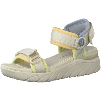 Schuhe Damen Wanderschuhe Marco Tozzi Sandaletten Woms Sandals 2-2-28542-28/402 Beige