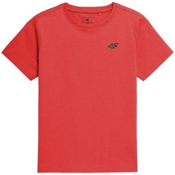 Kleidung Jungen T-Shirts 4F JTSM001 Rot