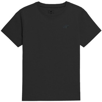 Kleidung Jungen T-Shirts 4F JTSM001 Schwarz
