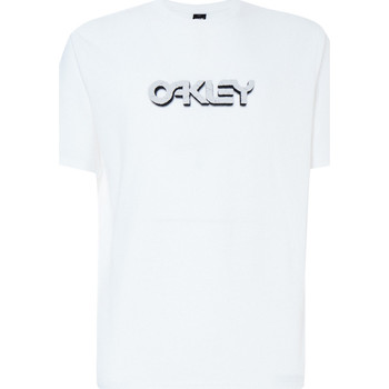 Kleidung T-Shirts Oakley T-shirt  Stone B1B Weiss