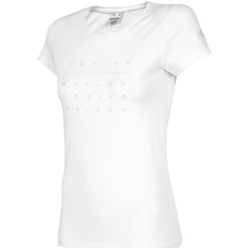 Kleidung Damen T-Shirts 4F TSD013 Weiss