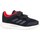 Schuhe Kinder Sneaker Low adidas Originals Tensaur Run 20 CF Schwarz