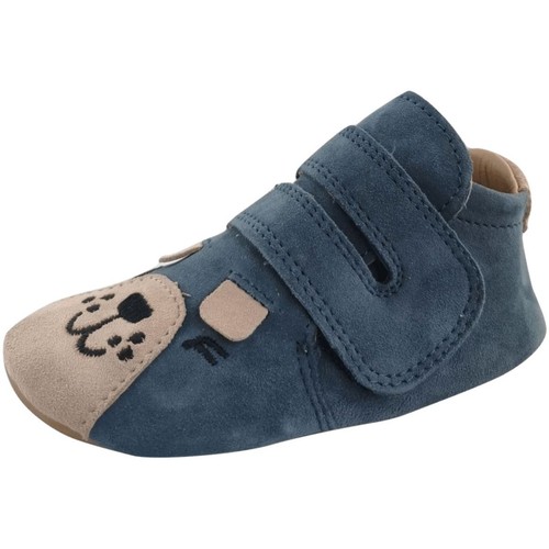Schuhe Jungen Babyschuhe Superfit Krabbelschuhe Stiefelette Leder \ PAPAGENO 1-006227-8000 Blau