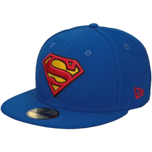 Accessoires Herren Schirmmütze New-Era Character Bas Superman Basic Cap Blau