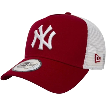 Accessoires Damen Schirmmütze New-Era New York Yankees MLB Clean Cap Rot