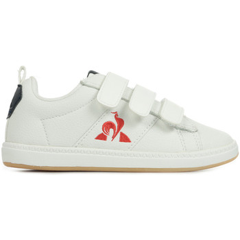 Schuhe Kinder Sneaker Le Coq Sportif Courtclassic PS BBR Weiss