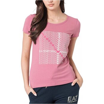 Kleidung Damen T-Shirts & Poloshirts Emporio Armani EA7 3LTT22 TJFKZ Rosa