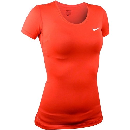 Kleidung Damen T-Shirts Nike Pro Cool Rot