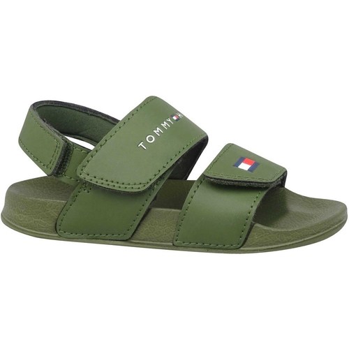 Schuhe Kinder Sandalen / Sandaletten Tommy Hilfiger Velcro Sandal Grün