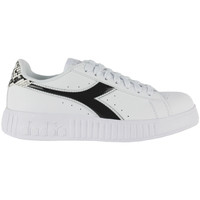 Schuhe Kinder Sneaker Diadora Step p double skin 101.178336 01 20006 White Weiss