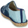 Schuhe Damen Leinen-Pantoletten mit gefloch Art of Soule  Blau