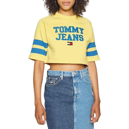 Kleidung Damen Sweatshirts Tommy Jeans  Gelb