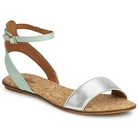 Schuhe Damen Sandalen / Sandaletten Lucky Brand COVELA Schwarz /indian magente / Silber