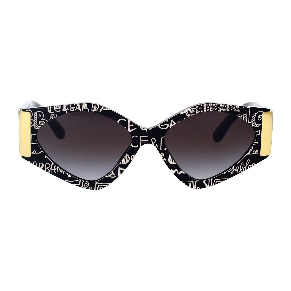 Uhren & Schmuck Sonnenbrillen D&G Dolce&Gabbana Sonnenbrille DG4396 33138G Schwarz