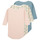 Kleidung Mädchen Pyjamas/ Nachthemden Petit Bateau LOT 3 BODY Multicolor