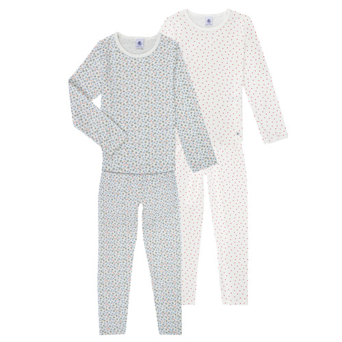 Kleidung Mädchen Pyjamas/ Nachthemden Petit Bateau LOT CUZABE Multicolor