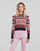 Kleidung Damen Pullover Desigual ASPEN Rosa / Multicolor