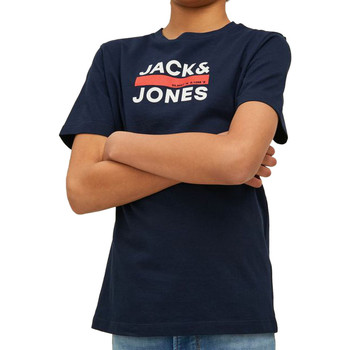 Kleidung Jungen T-Shirts & Poloshirts Jack & Jones 12214074 Blau