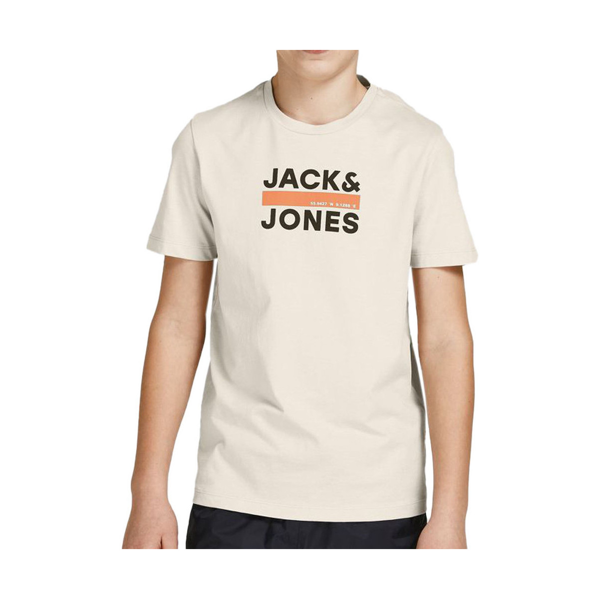 Kleidung Jungen T-Shirts & Poloshirts Jack & Jones 12214074 Beige