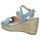 Schuhe Damen Sandalen / Sandaletten Azarey 494F081/72 Blau