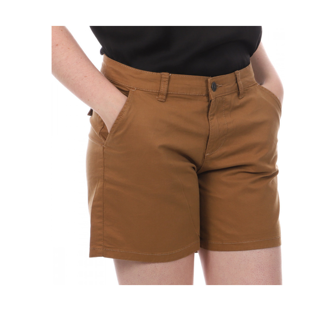 Kleidung Damen Shorts / Bermudas Lee Cooper LEE-008101 Braun
