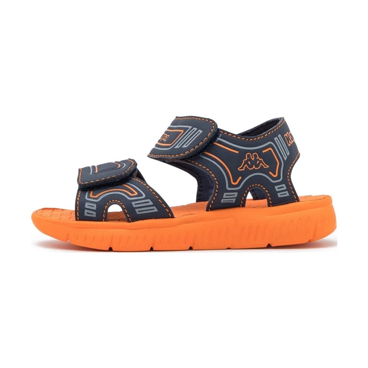 Schuhe Kinder Sandalen / Sandaletten Kappa Kaleo Orangefarbig, Grau