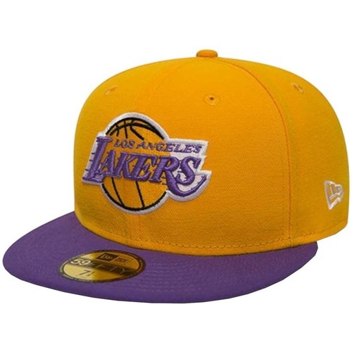 Accessoires Herren Schirmmütze New-Era Los Angeles Lakers Nba Basic Cap Orange