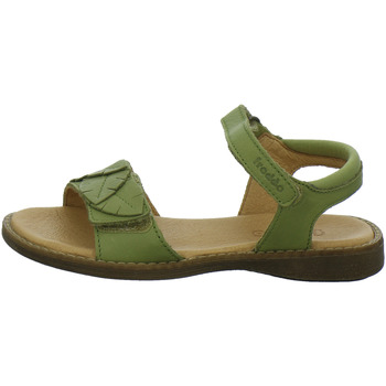 Schuhe Mädchen Sandalen / Sandaletten Froddo Schuhe Lore Leaves 3150205-7 olive 3150205-7 Grün