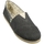 Schuhe Damen Leinen-Pantoletten mit gefloch Paez Original Raw W - Essential Charcoal Grau