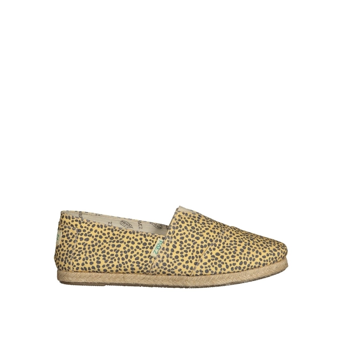 Schuhe Damen Leinen-Pantoletten mit gefloch Paez Original Raw W - Animal Print Cheetah Multicolor
