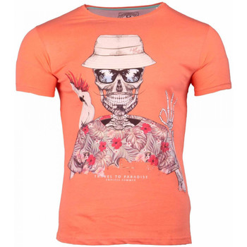 Kleidung Herren T-Shirts La Maison Blaggio MB-MODESTO Orange