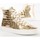 Schuhe Damen Sneaker High Guess Elga gold Gold