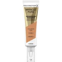Beauty Make-up & Foundation  Max Factor Miracle Pure Foundation Spf30 80-bronze 