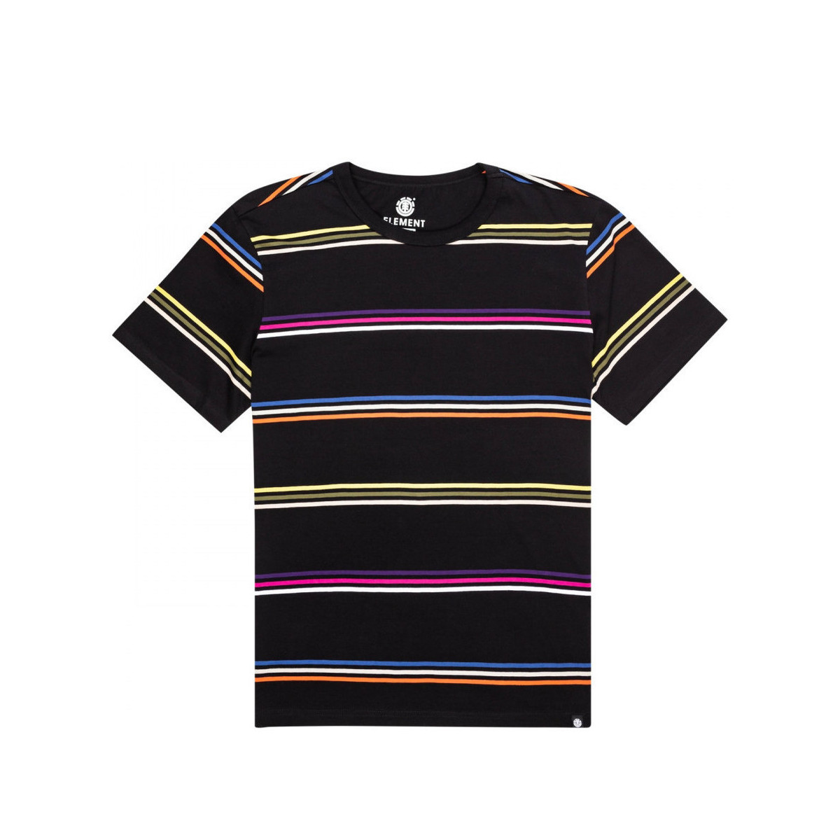Kleidung Herren T-Shirts & Poloshirts Element Wilow stripe Schwarz