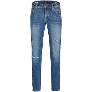 Kleidung Jungen Jeans Jack & Jones 12205598 GLEEN-BLUE DENIM Blau