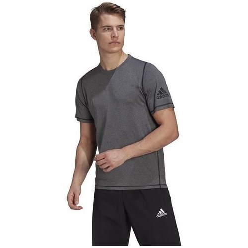 Kleidung Herren T-Shirts adidas Originals Freelift Ultimate Aeroready Designed 2 Move Grau