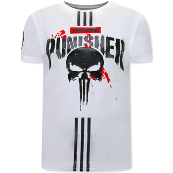 Kleidung Herren T-Shirts Local Fanatic Punisher Weiss
