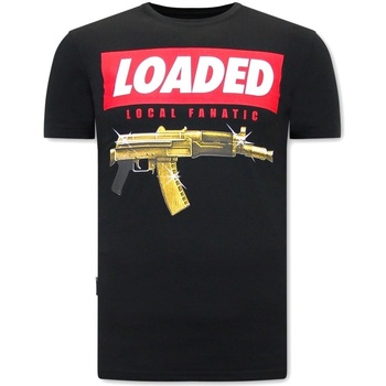 Kleidung Herren T-Shirts Local Fanatic Loaded Gun Schwarz