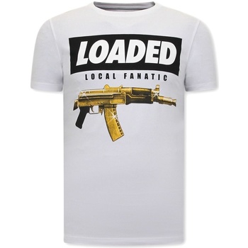 Kleidung Herren T-Shirts Local Fanatic Loaded Gun Weiss