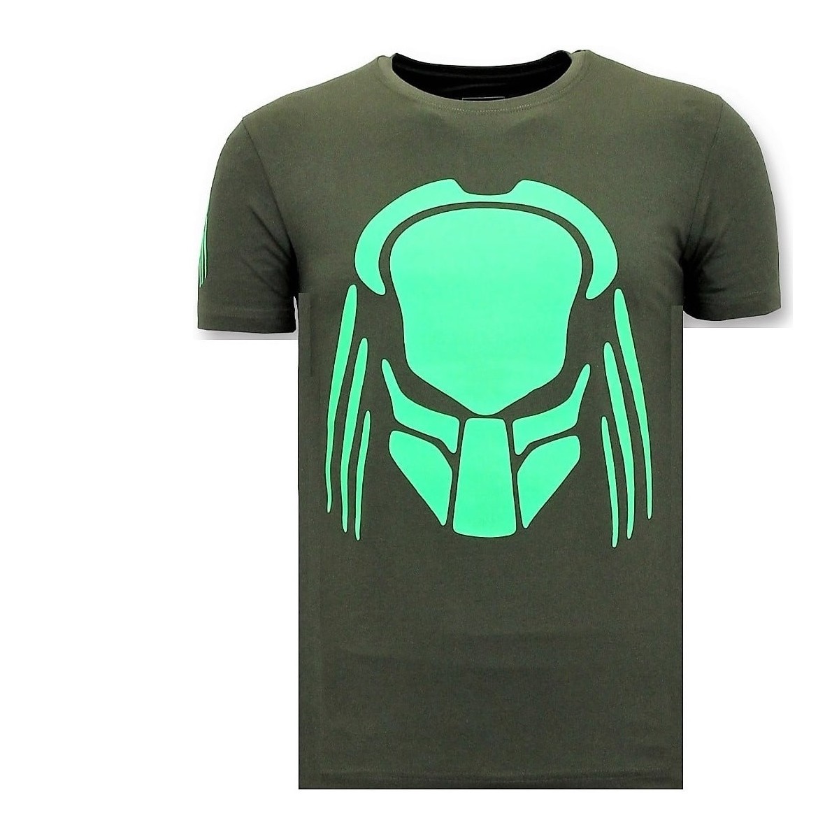 Kleidung Herren T-Shirts Local Fanatic Mit Aufdruck Predator Neon Grün