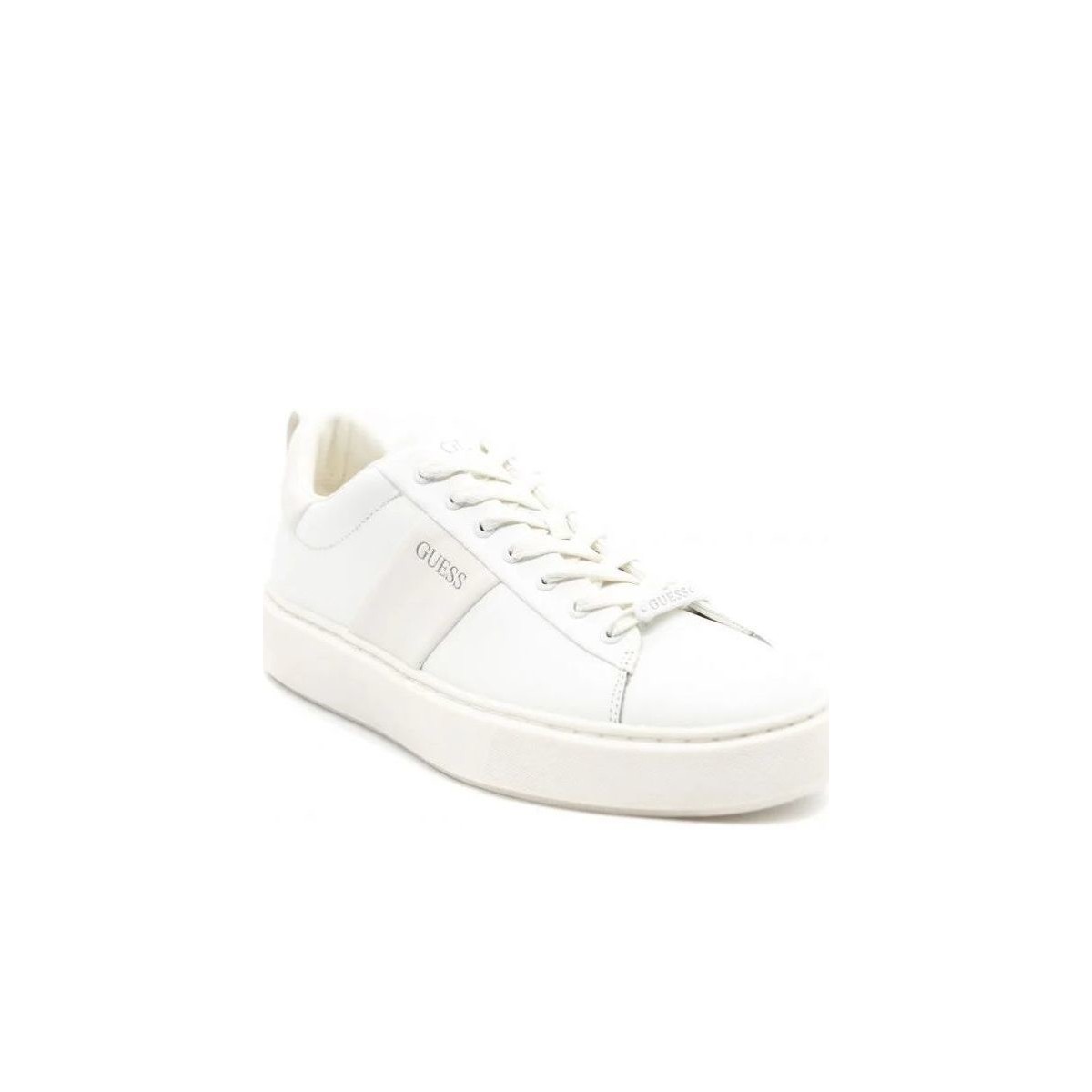 Schuhe Herren Sneaker Guess FM5VIC LEA12 VICE-WHITE Weiss