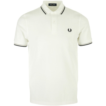 Fred Perry Twin Tipped Shirt Weiss