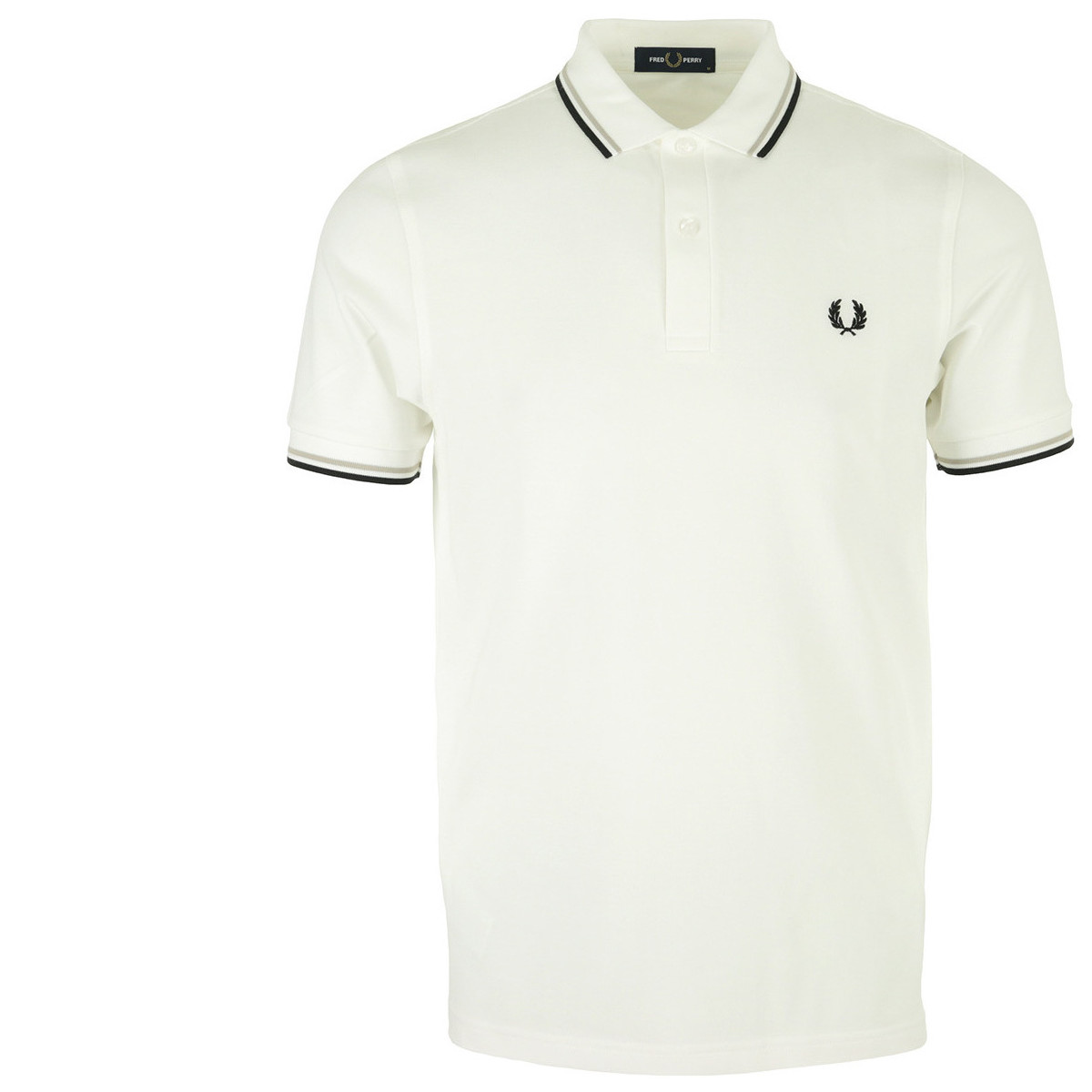 Kleidung Herren T-Shirts & Poloshirts Fred Perry Twin Tipped Shirt Weiss
