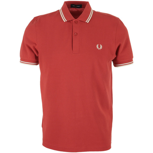Kleidung Herren T-Shirts & Poloshirts Fred Perry Twin Tipped Shirt Rot