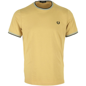 Fred Perry Twin Tipped T-Shirt Braun