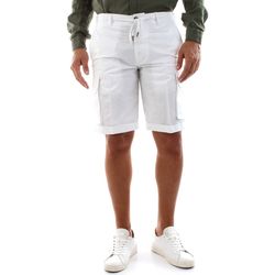 Kleidung Herren Shorts / Bermudas 40weft NICKSUN 7050-441 Weiss