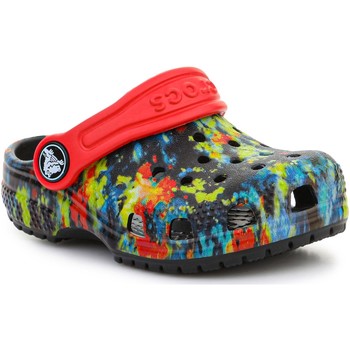 Schuhe Kinder Pantoletten / Clogs Crocs Classic Tie Dye Graphic Kids Clog T 206994-4SW Multicolor
