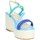 Schuhe Damen Sandalen / Sandaletten Silvian Heach SHS808 Blau